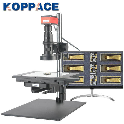 KOPPACE20X-200X电子显微镜可拍照录像测量4K高清相机6英寸移动平