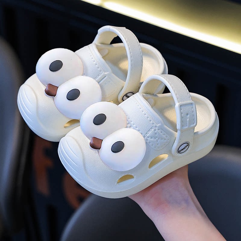 新款夏季儿童拖鞋室内家居防滑女宝宝1-2岁3凉拖男童婴幼儿洞洞鞋