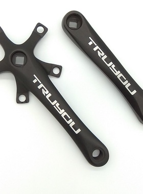 TRUYOU曲柄110BCD公路车折叠车改装车正5爪170/165MM喷沙黑色