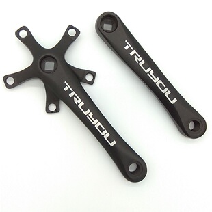 TRUYOU曲柄110BCD公路车折叠车改装车正5爪170/165MM喷沙黑色