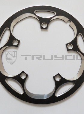 TRUYOU公路车铝护盘折叠车护盖130BCD 53T 50T 48T 46T 44T 39T