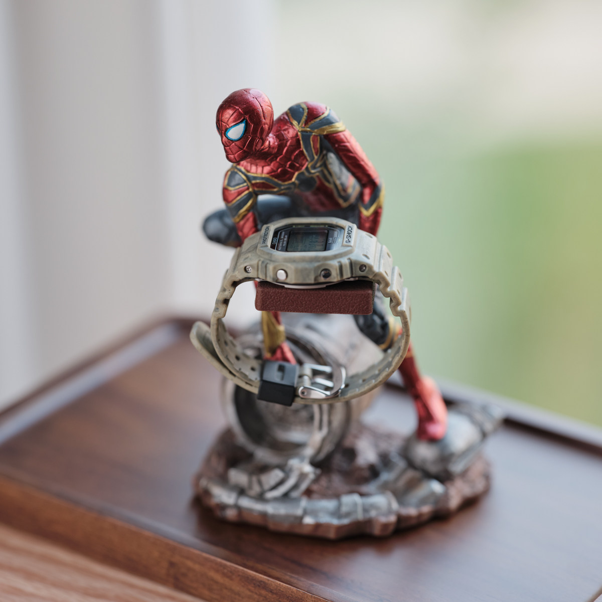蜘蛛侠手表架腕表收纳手表托展示架spider man watch stand