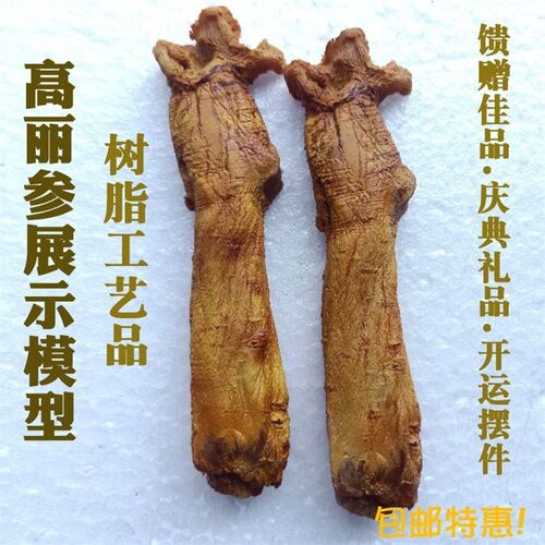 高丽参模型人参模型定做橱窗展示柜台展品拍摄道具馈赠礼品工现货