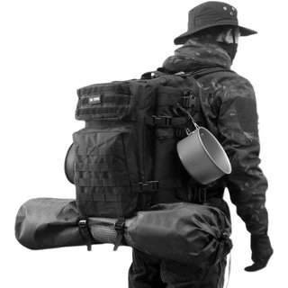 德毅营 户外大号3P包旅行双肩背包战术防泼水耐磨徒步背包三级包