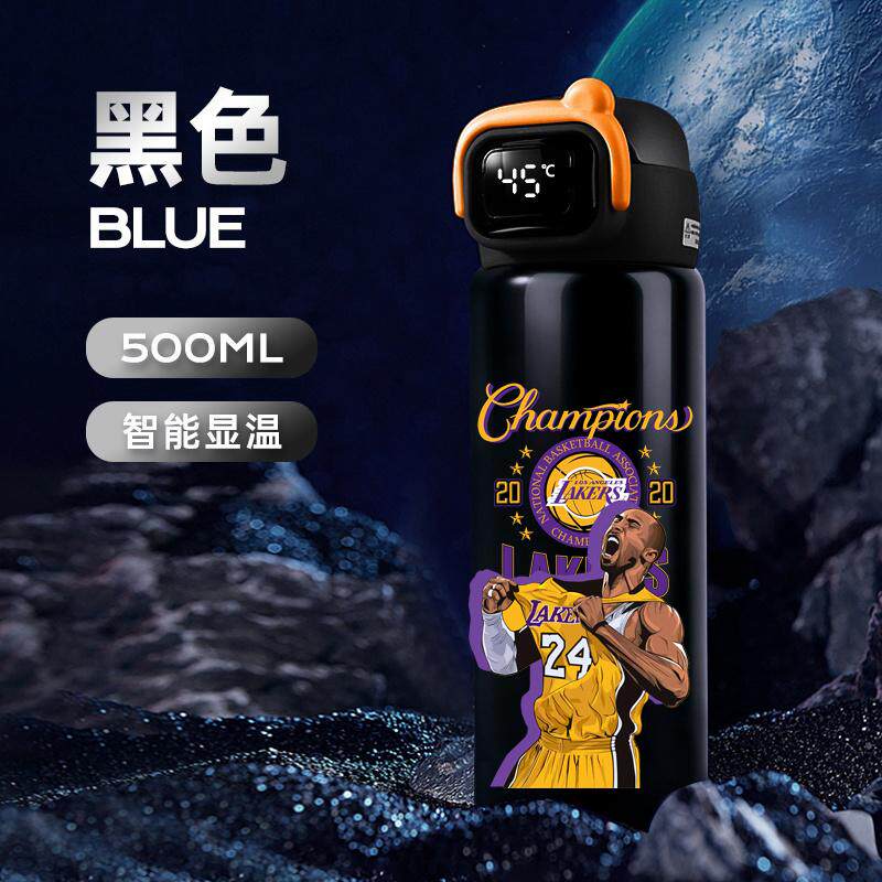 篮球足球明星周边运动水杯科比詹姆斯梅西C罗大容量不锈钢保温杯