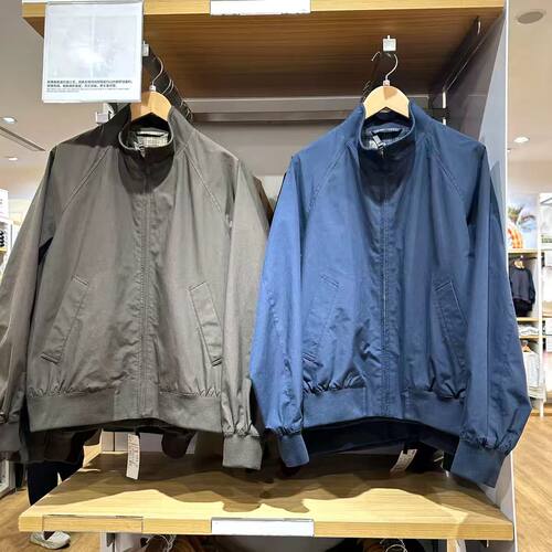 L&CP工厂直销男女装哈灵顿茄克立领外套夹克26新款484610/487318