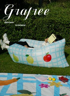 GraFree户外充气沙发女便携式野餐露营懒人空气沙发音乐节气垫床