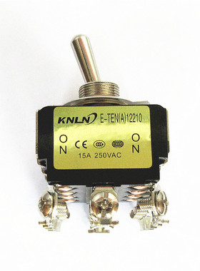 15A电流高端钮子开关E-TEN（A)12210 12脚2档摇臂开关E-TEN402