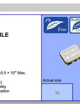 TG-5005CE TCXO 3225 温补晶振 高精度 33.6M 33.6MHZ 33.600MHZ