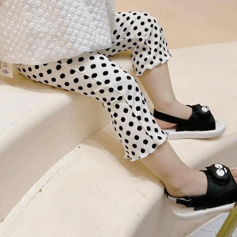 女童夏装裤子小童喇叭裤洋气韩版连身衣/爬服/哈衣