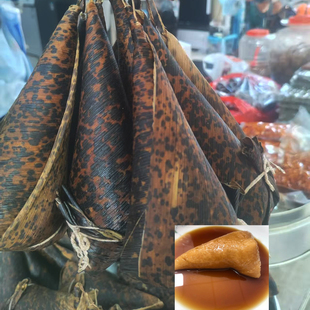 四川宜宾筠连高县农家自制传统虎皮笋壳粽子 盐粽 碱粽端午
