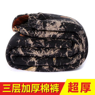 女老太太抗寒驼绒长裤 零下保暖睡裤 奶奶冬季 老人加绒加厚居家棉裤