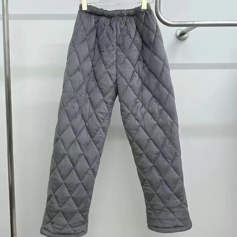奶奶加厚保暖珊瑚绒棉裤女冬大码