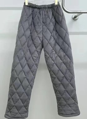 奶奶加厚保暖珊瑚绒棉裤女冬大码