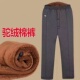 男爷爷三层加厚男裤 中老年高腰棉裤 带小便口爸爸防寒保暖家居睡裤