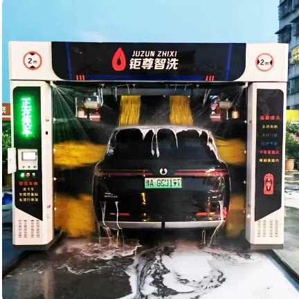 全自动智能洗车机24小时无人值守自助清洗一体机无接触自动洗车机