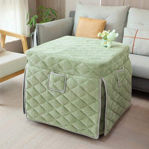 烤火被子加厚正方形牛奶绒加绒