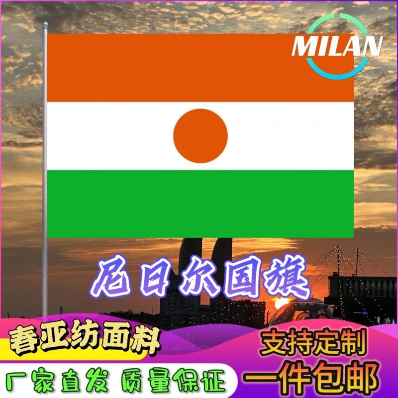 尼日尔国旗尺寸2345678号手摇旗世界国旗中美英德国俄罗斯旗