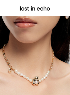lostinecho精致气质珍珠项链