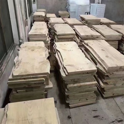 实木板松木原木整板榆木吧台办公餐桌会议台面一字隔板置物架定制