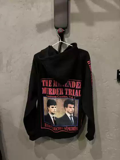No Brand Involved Erd Melancholic Rich Second-Generation Style 18Aw Menendez Printed Hoodie