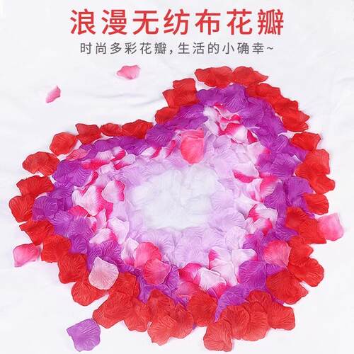 生日求婚情人节仿真花瓣