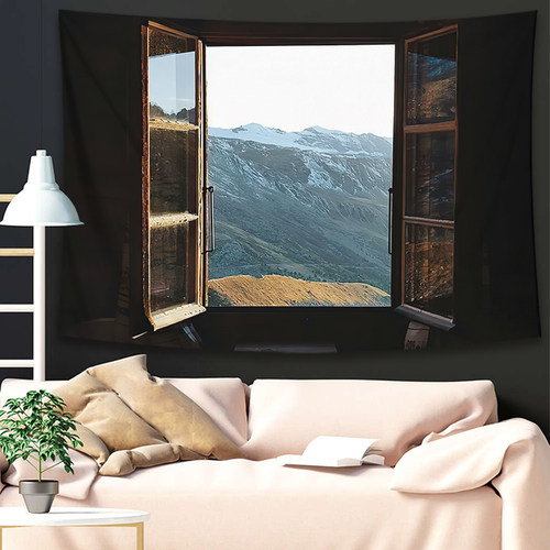 宿舍床头装饰背景布挂布