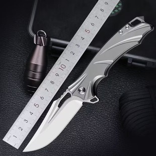 m390钢材多功能刀具小巧便携小刀高硬度户外折叠刀露营钓鱼水果刀