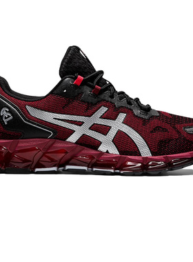 ASICS GEL-QUANTUM 360 6 透气缓冲甜菜汁红 运动鞋1201A062 600