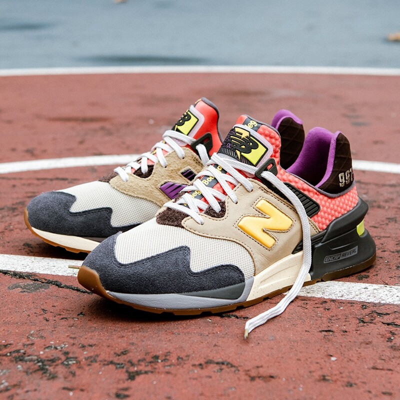 正品Bodega x New Balance 997S 联名限量款鸳鸯钩刺绣男女跑步鞋