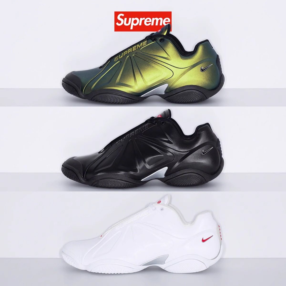 2023新款耐克 Supreme x Nike Air Zoom Courtposite联名款网球鞋
