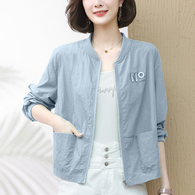 2026棒球新款女士休闲宽松外套夏季服轻薄百搭防晒透气衣女款时尚