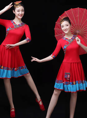 广场舞服装新款套装民族