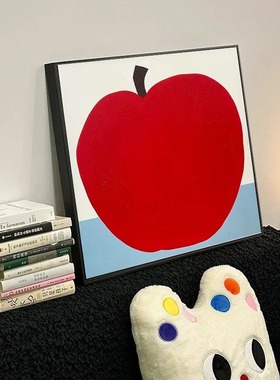 多巴胺水果客厅沙发背景墙挂画ins风餐厅装饰画小众艺术摆画壁画