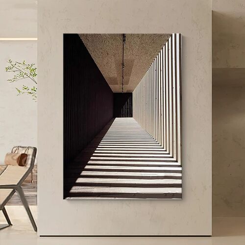kc意式极简空间延伸客厅装饰画