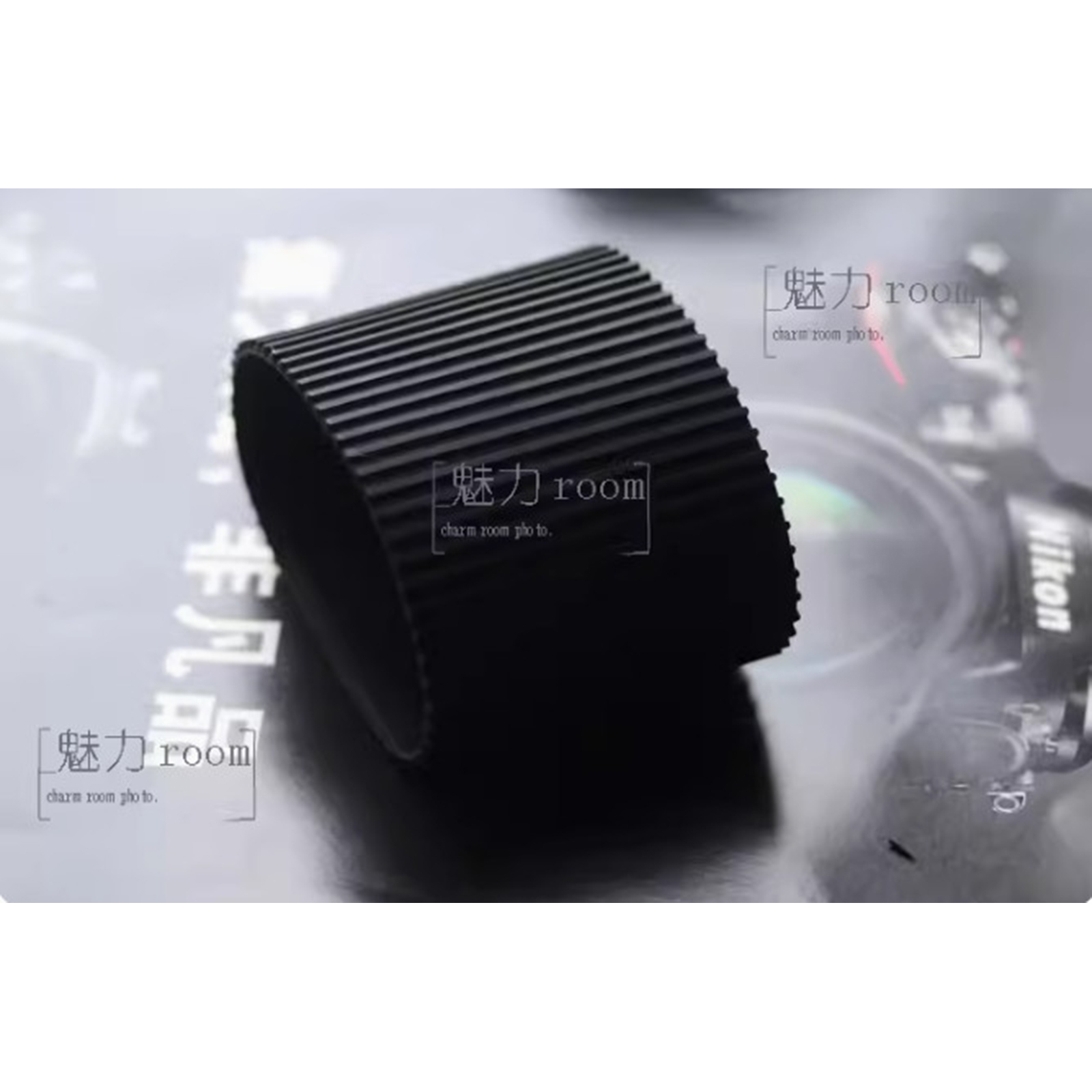 镜头胶皮 变焦环 对焦环饰皮 皮圈 胶圈 保护圈 (190mm周长)