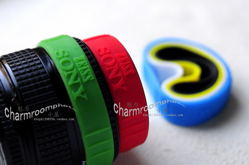 适用于索尼微单镜头胶皮皮圈胶圈保护圈变焦环饰皮周长175毫米