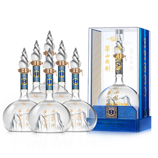 【品牌直营】华山论剑西凤酒柔雅凤香珍藏版凤香型52度500ml*6