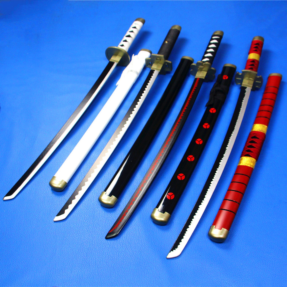 短款儿童版竹木刀海贼王索隆刀秋水cosplay道具武器太刀剑未开刃