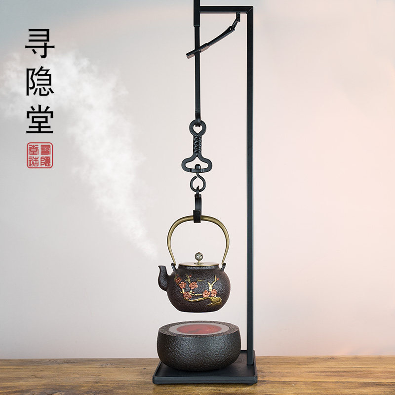 日式铸铁免安装桌面自在钩