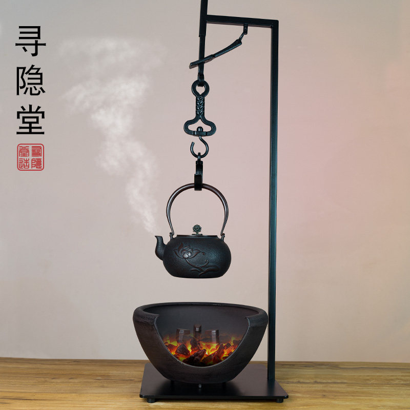 复古中式大号茶室自在钩免安装