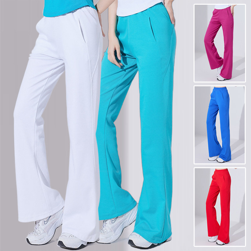 广场舞裤子春夏新款服装运动速干透气健身团体健身操瑜伽舞蹈女