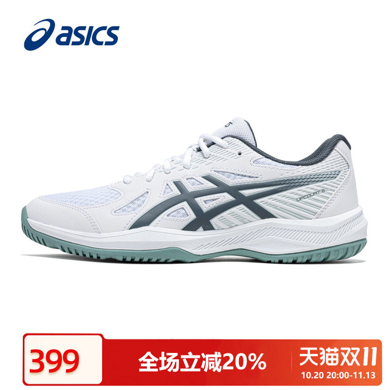 ASICS亚瑟士乒乓球鞋男鞋2026秋季网面UPCOURT6室内综合训练鞋男