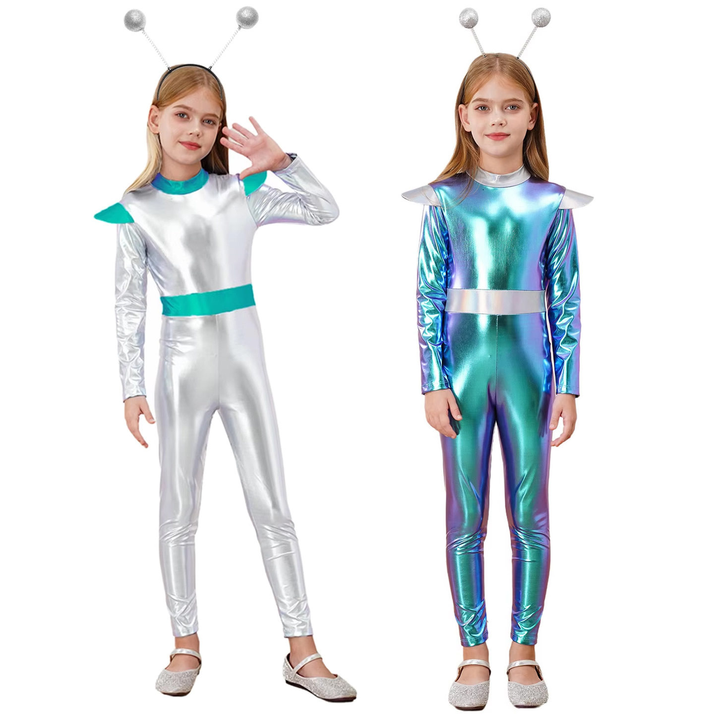 未来科技主题服装儿童外星人cos服太空机器人小学生科技元素衣服