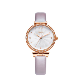 飞亚达手表女young+系列石英表防水镶钻简约时尚学生皮带女士腕表