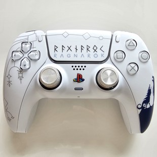 PS5手柄升级改装霍尔电磁摇杆 TMR摇杆 PS5原装游戏机手柄 白狼王