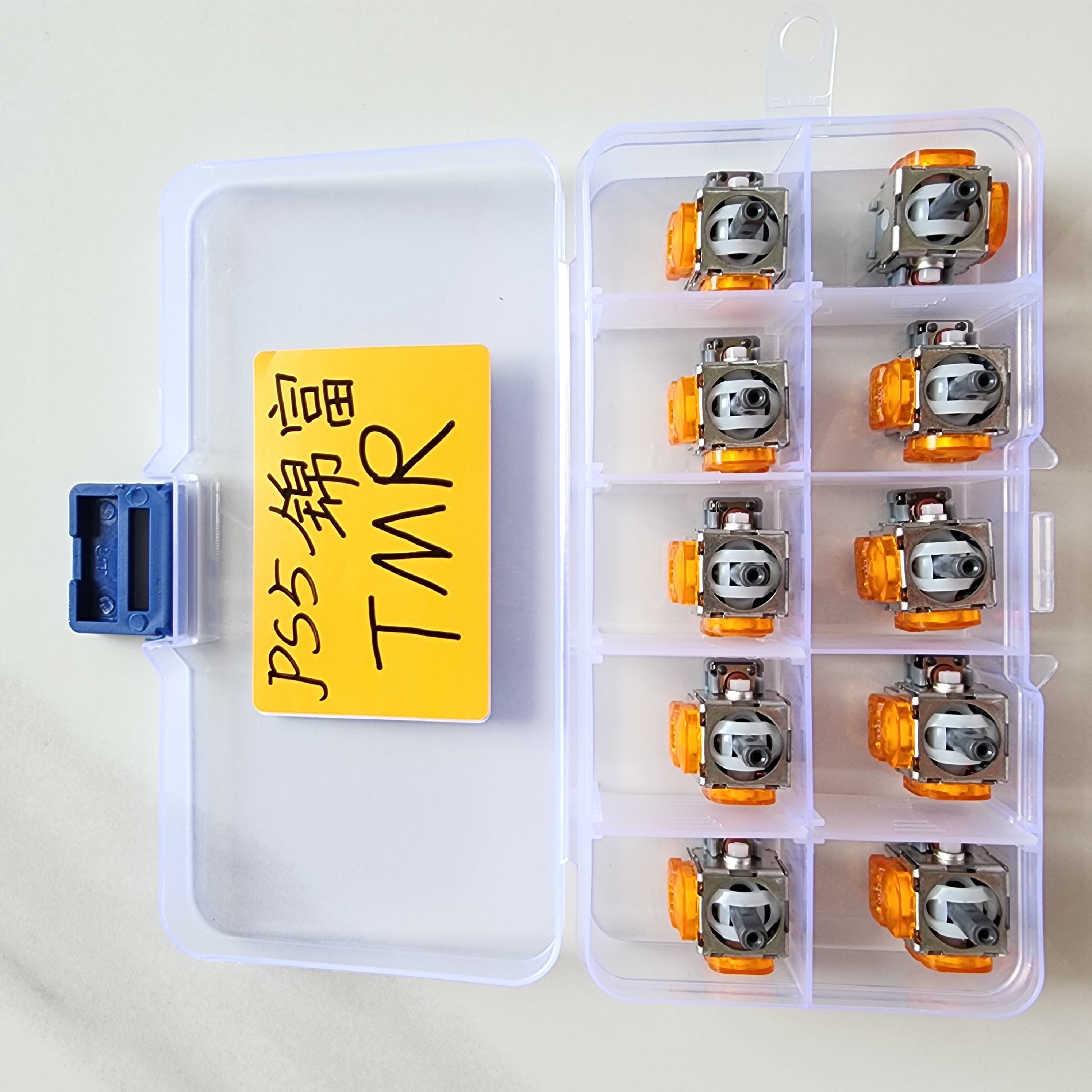 索尼PS5手柄搖杆控银TMR锦富TMR