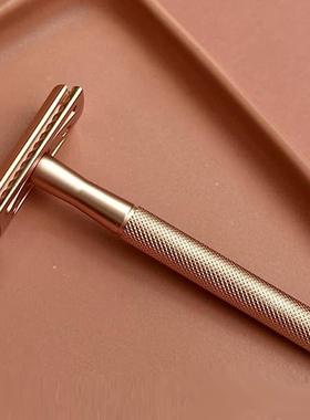 女用安全刀架手动剃须刀SAFETY RAZOR刮毛刀双面刀片非电动刮胡刀