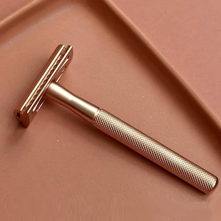 女用安全刀架手动剃须刀SAFETY RAZOR刮毛刀双面刀片非电动刮胡刀