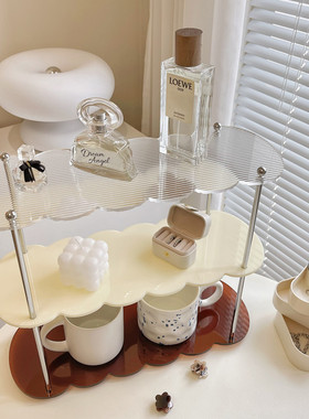 craftsman匠 亚克力杯架小众异形餐桌杯具收纳架中古餐边柜置物架